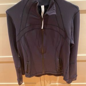 Womens lululemon soft shell jacket. Navy blue. Size 12
